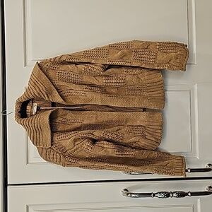 Ladies cable knit cardigan
